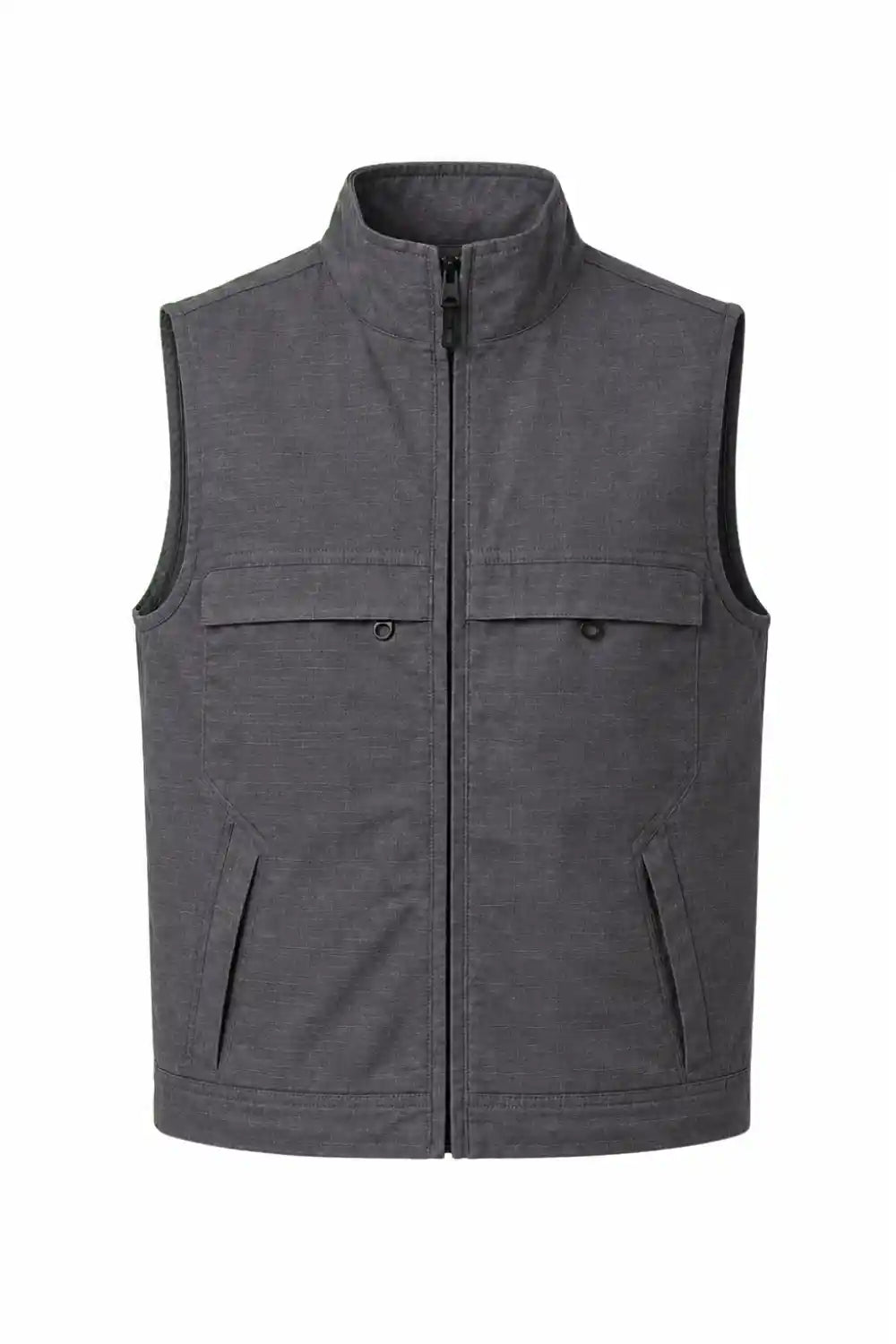 Aspen Safari Vest Olive – Industrial Workwear Vest, Rib Stop Fabric, Classic Fit ATACAMA