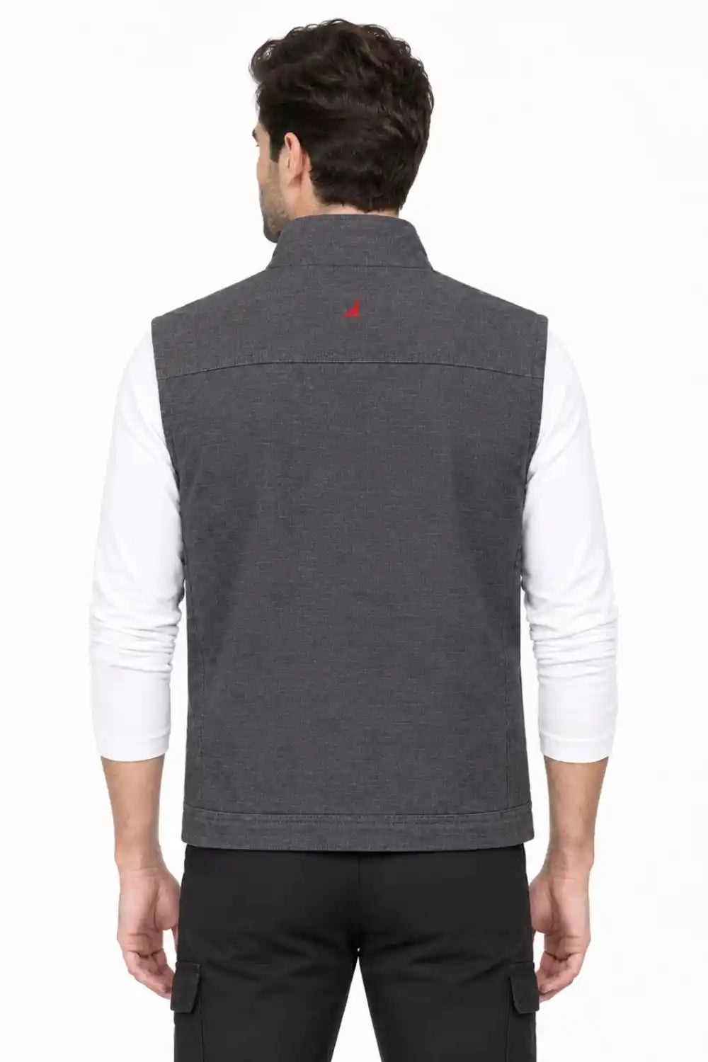 Aspen Safari Vest Charcoal Grey – Industrial Workwear Vest, Rib Stop Fabric ATACAMA