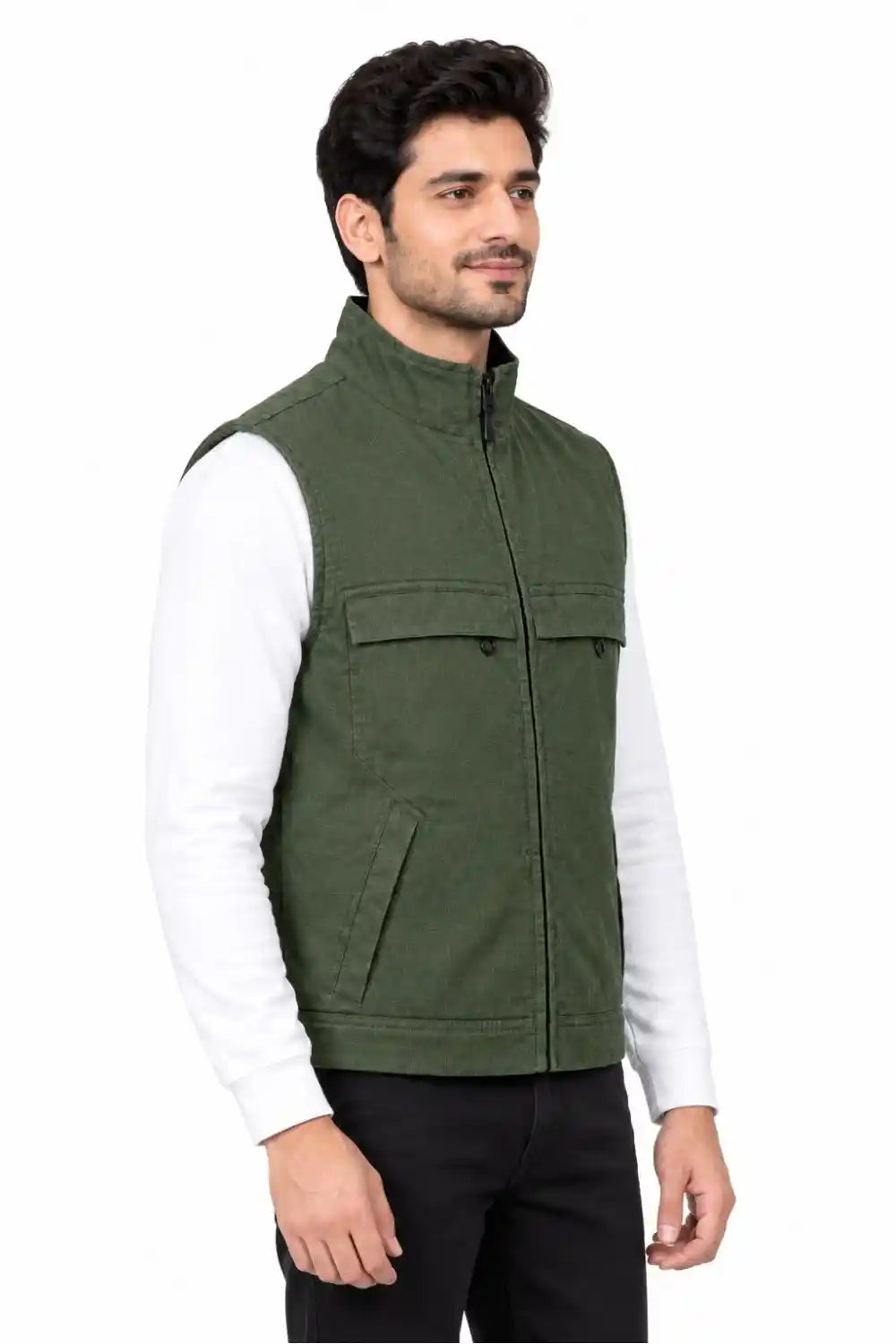 Aspen Safari Vest Charcoal Grey – Industrial Workwear Vest, Rib Stop Fabric ATACAMA