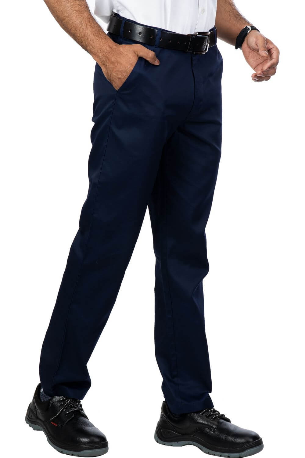Regular comfort fit Ergonomic Design Navy Formal Trouser