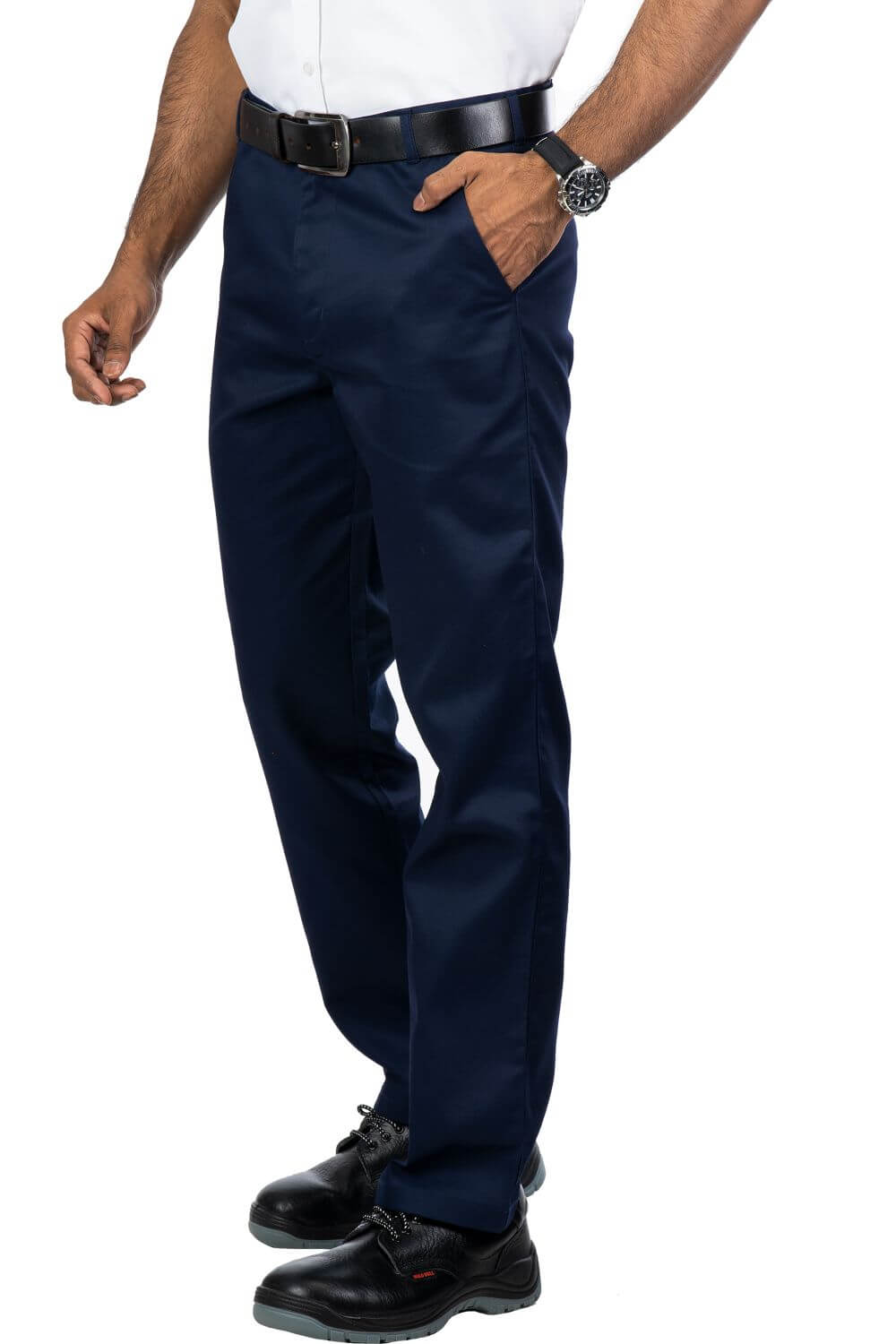 Regular comfort fit Ergonomic Design Navy Formal Trouser