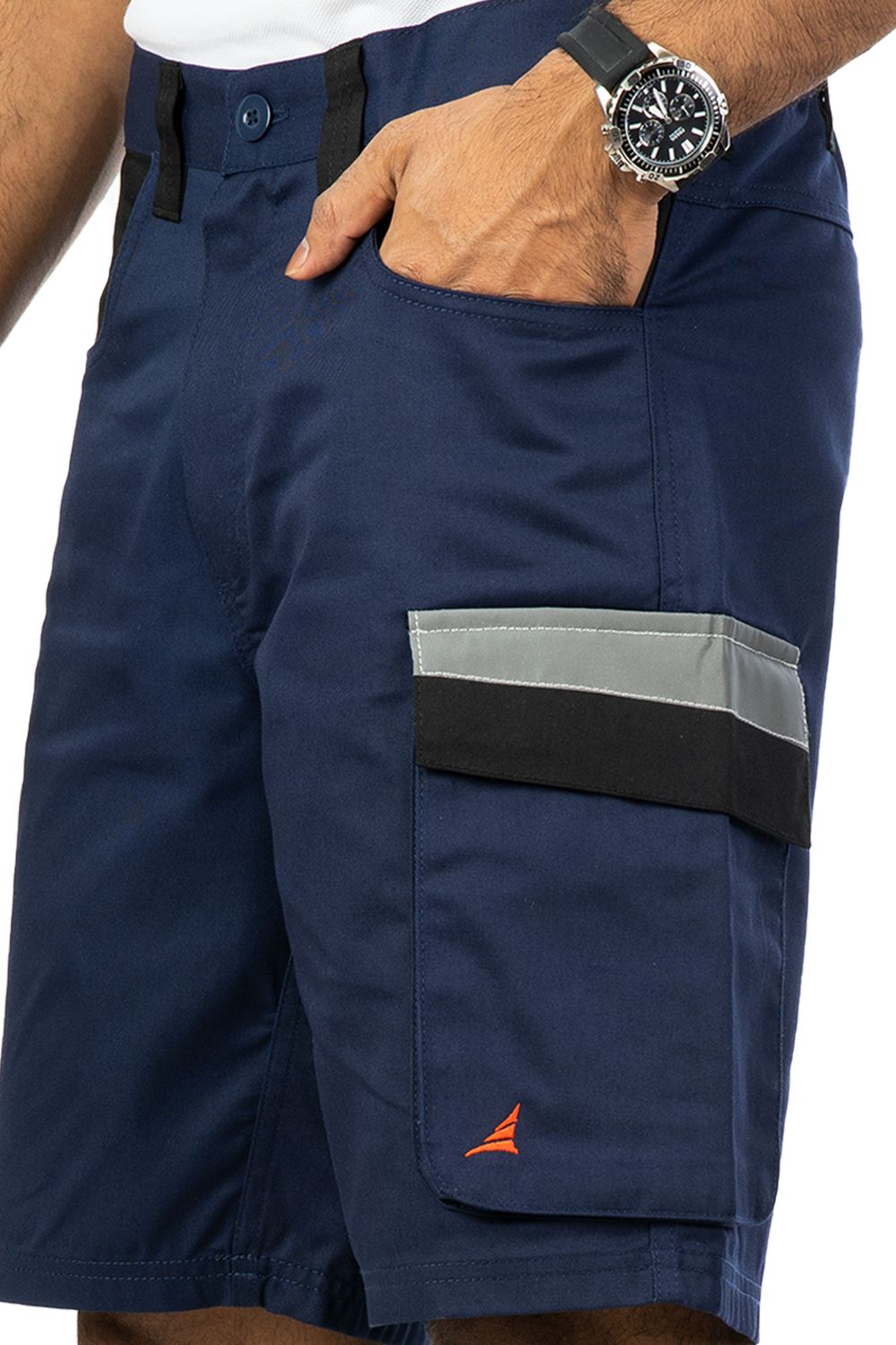 industrial design ergonomic navy-black shorts