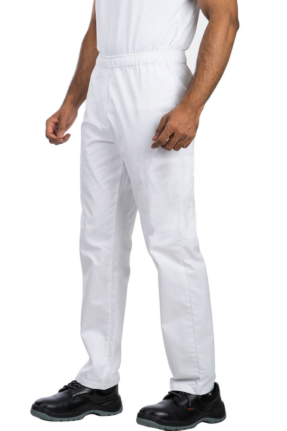 Easy fit elasticated Waist Cotton Blend Chef Trouser