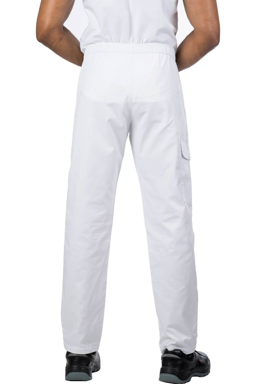 Easy fit elasticated Waist Cotton Blend Chef Trouser