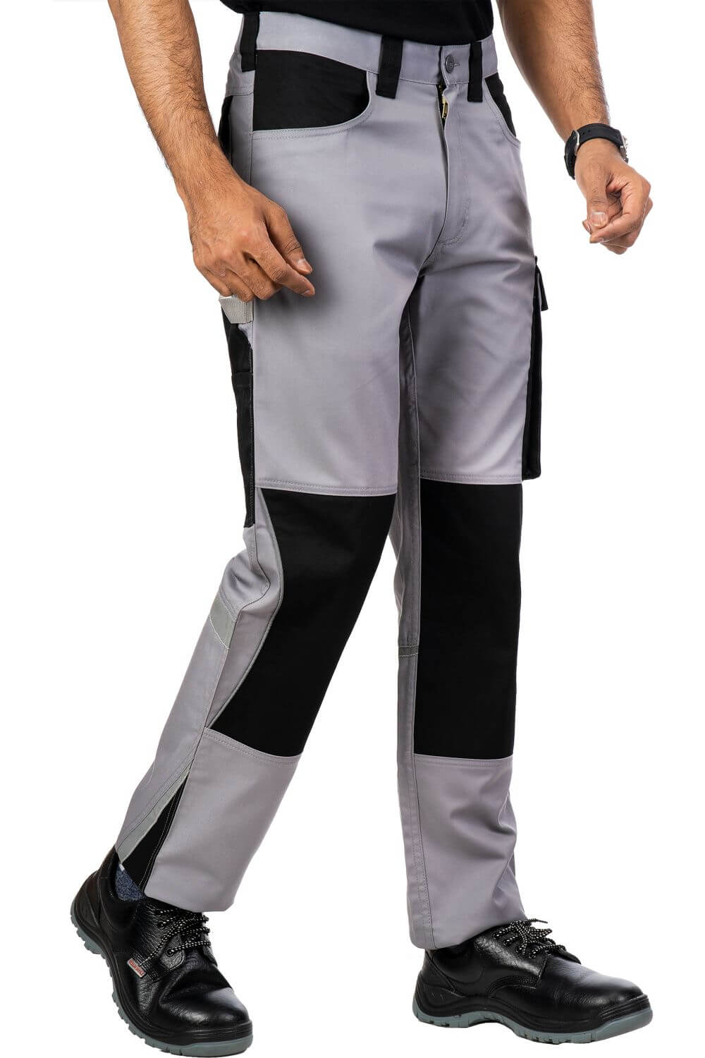 White Men's Pants Industrial Work Uniform Elastic Waistband REED Flex 820P  | eBay