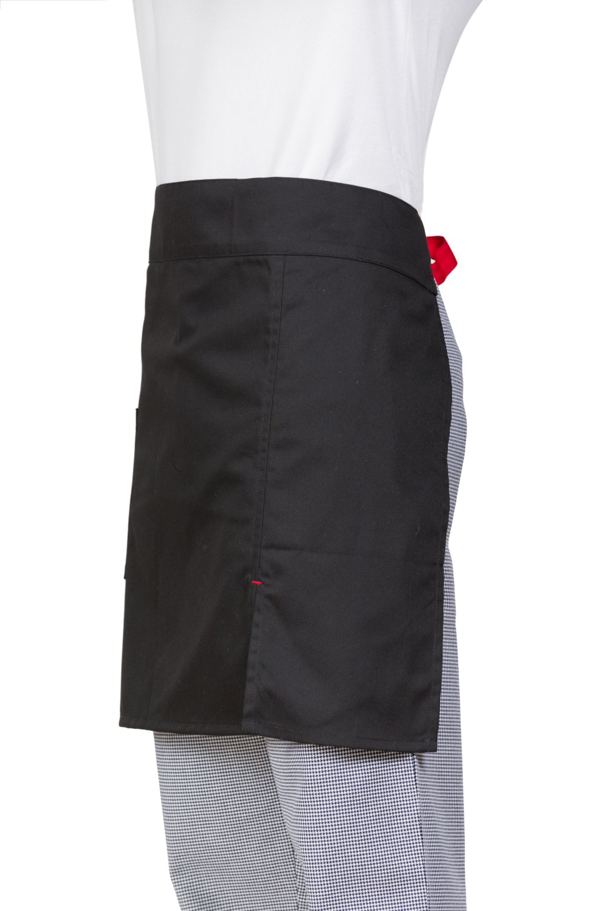 Cotton Blend Easy Fit Adjustable Ergonomic Front Pocket Black Waist Apron